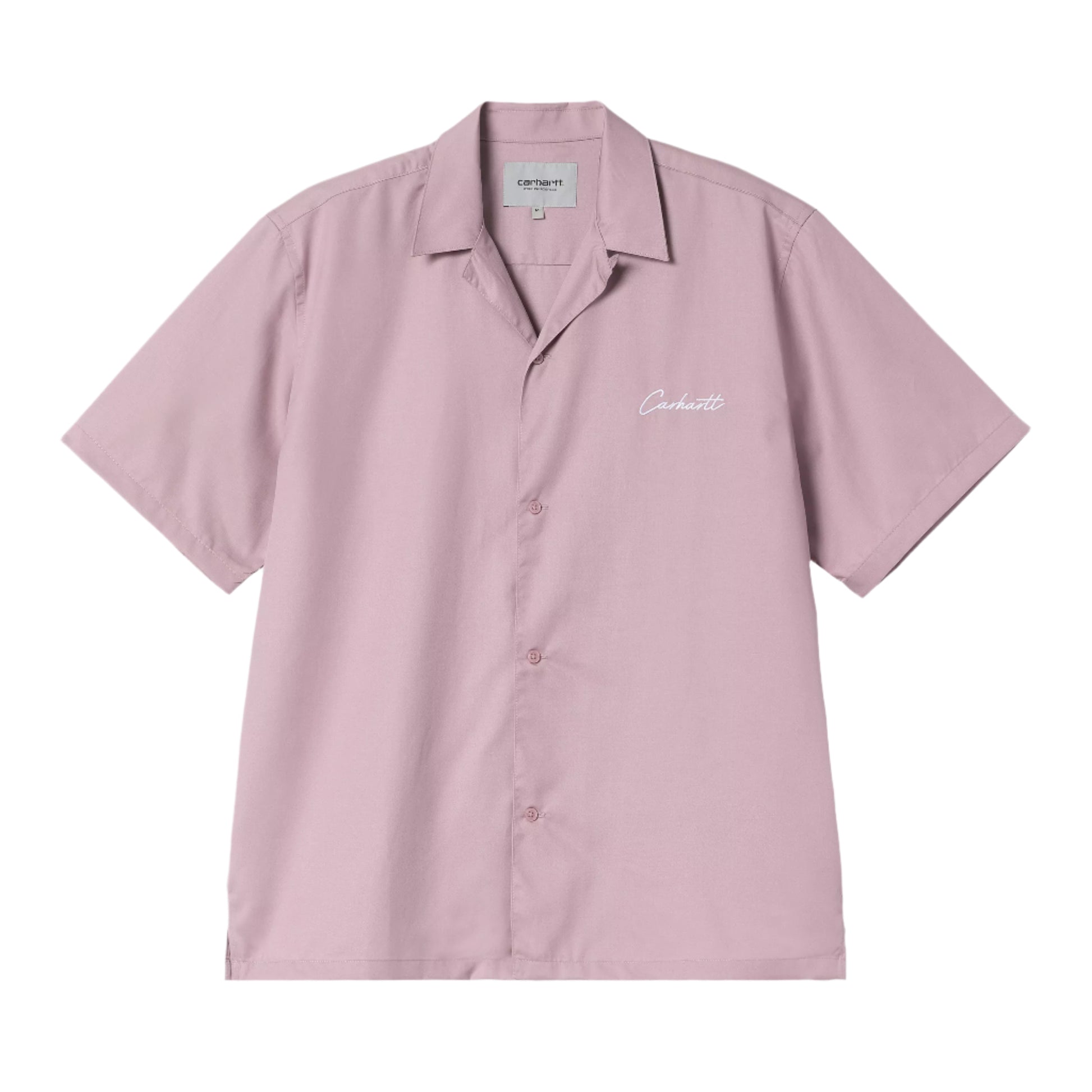 Delray Short-sleeve Shirt - Hortensia/White