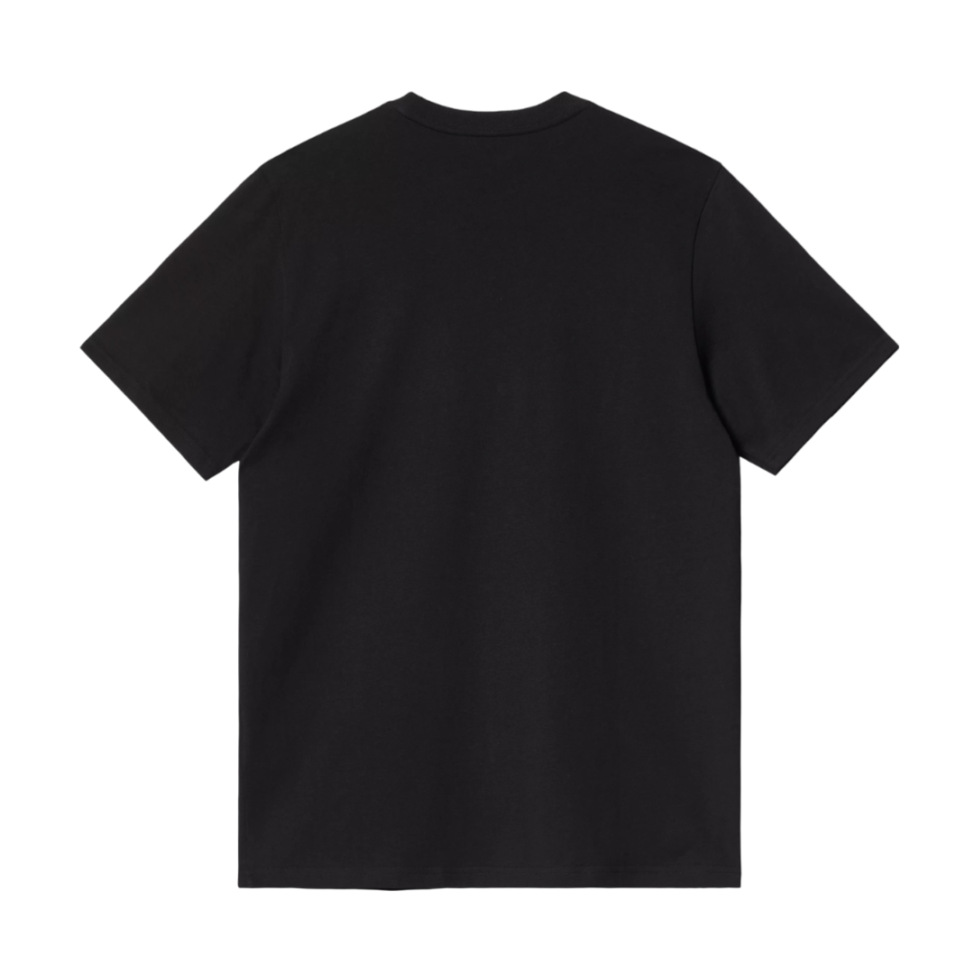 Pocket Heart Short-sleeve T-shirt - Black/Black