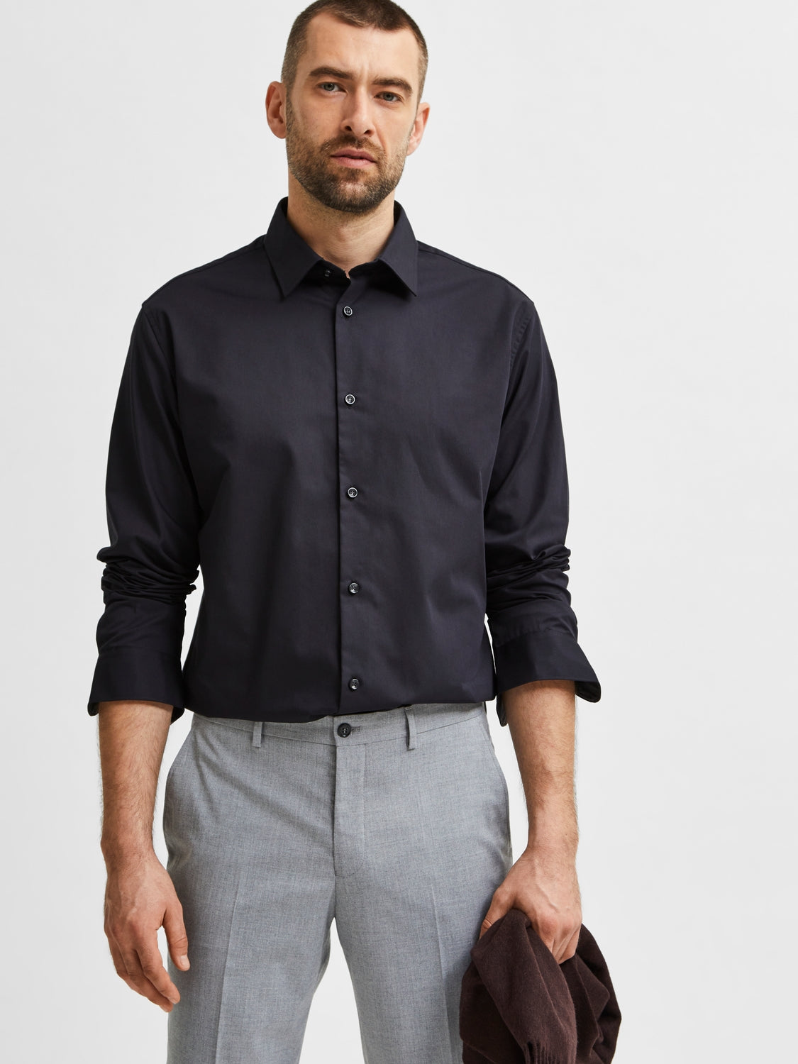 Slim Ethan Long-Sleeve - Black