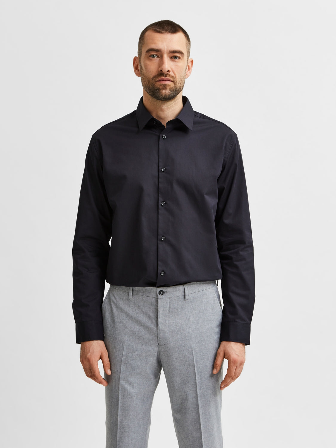 Slim Ethan Long-Sleeve - Black