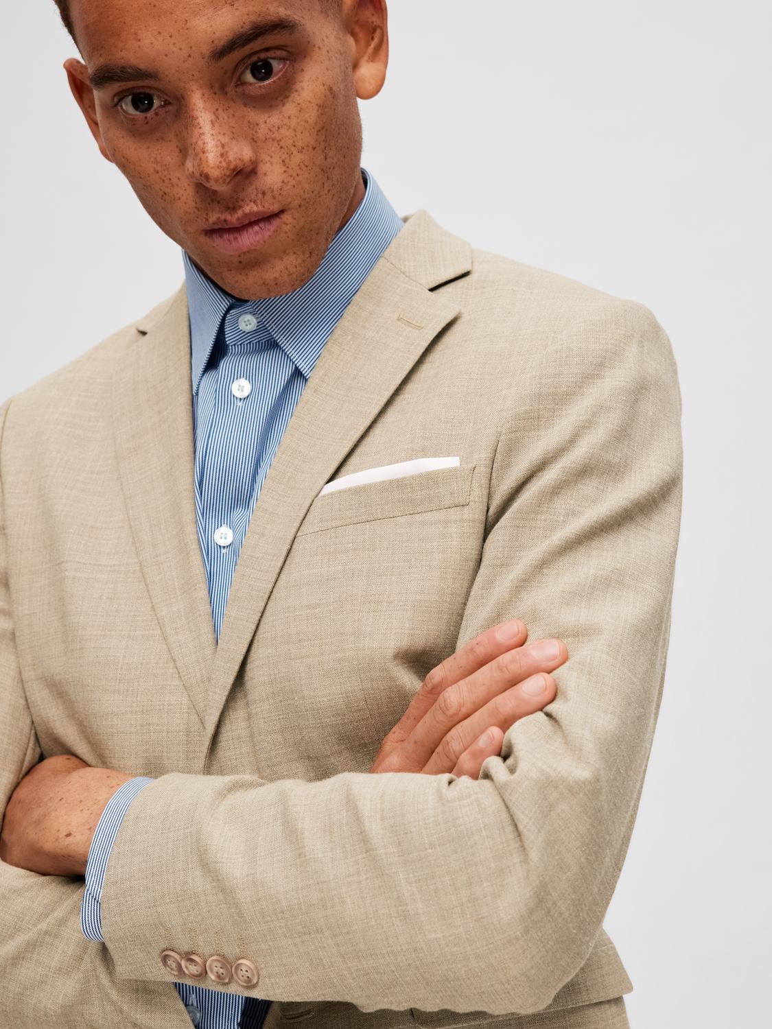 Oasis Linen Blazer - Sand