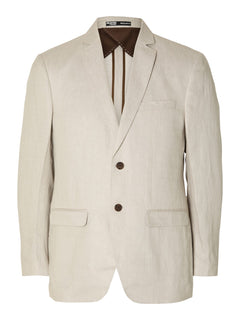 Regular Will Linen Blazer - Sand