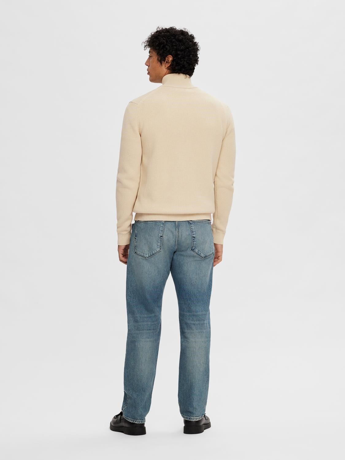 Dane Structure Zip - Oatmeal