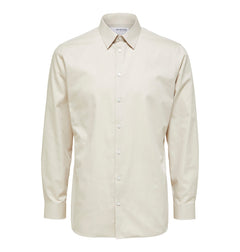 Slim Ethan Shirt Long-Sleeve - Cloud Dancer