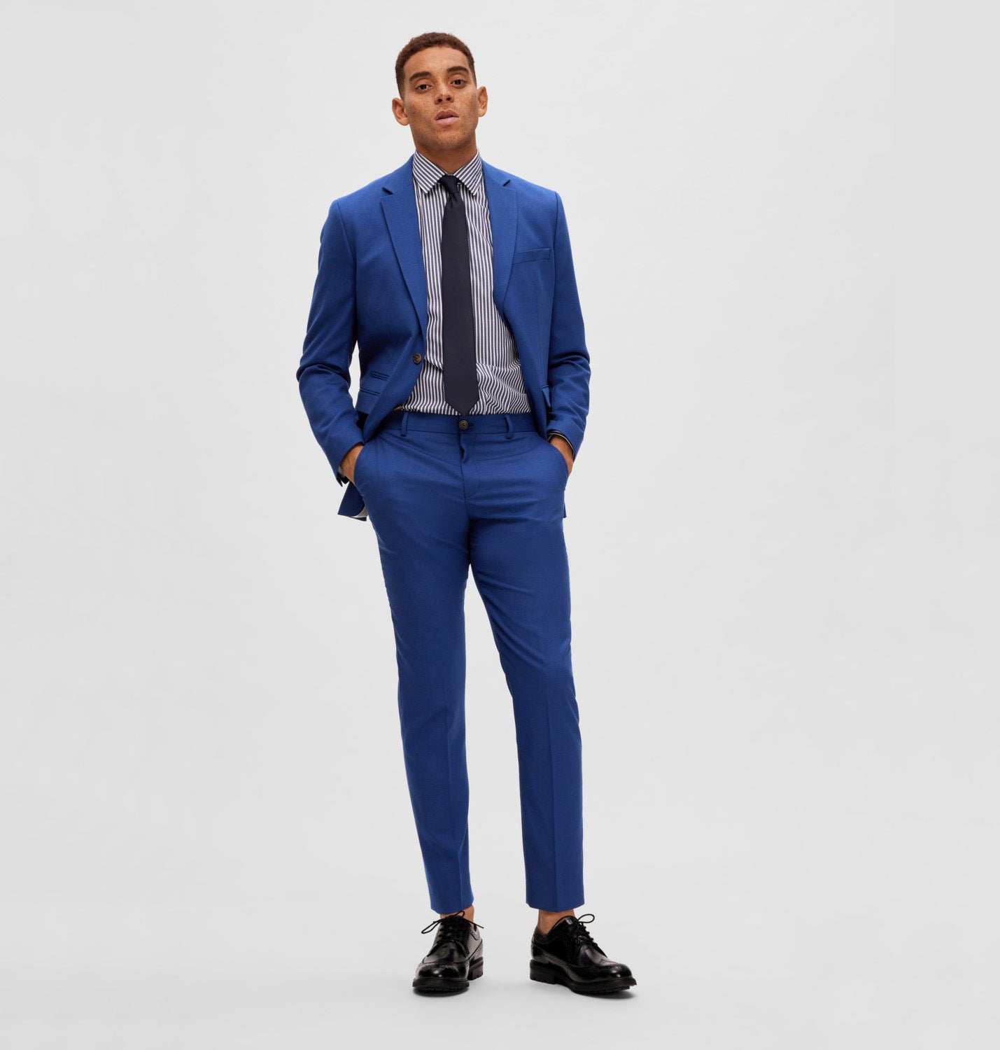 Slim Neil Trousers - Blue Depths