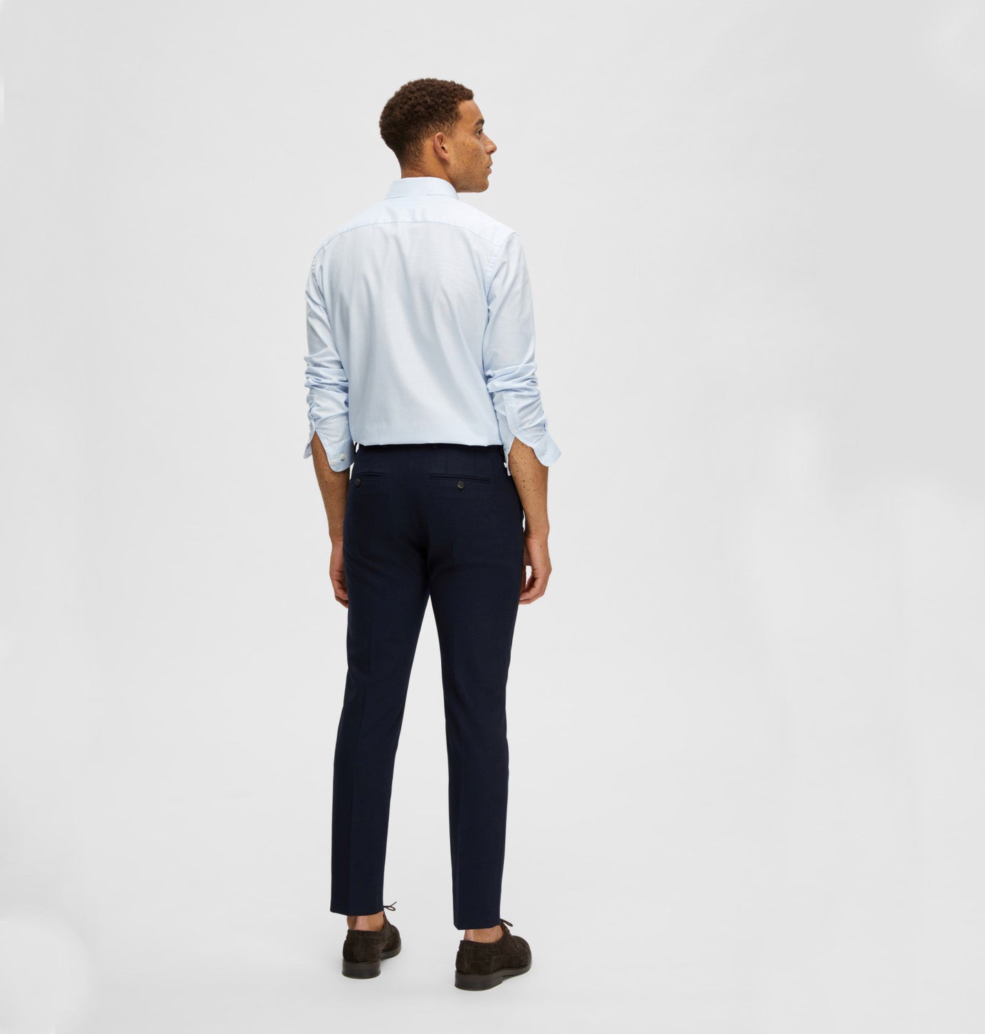 Slim Neil Trousers - Navy Blazer