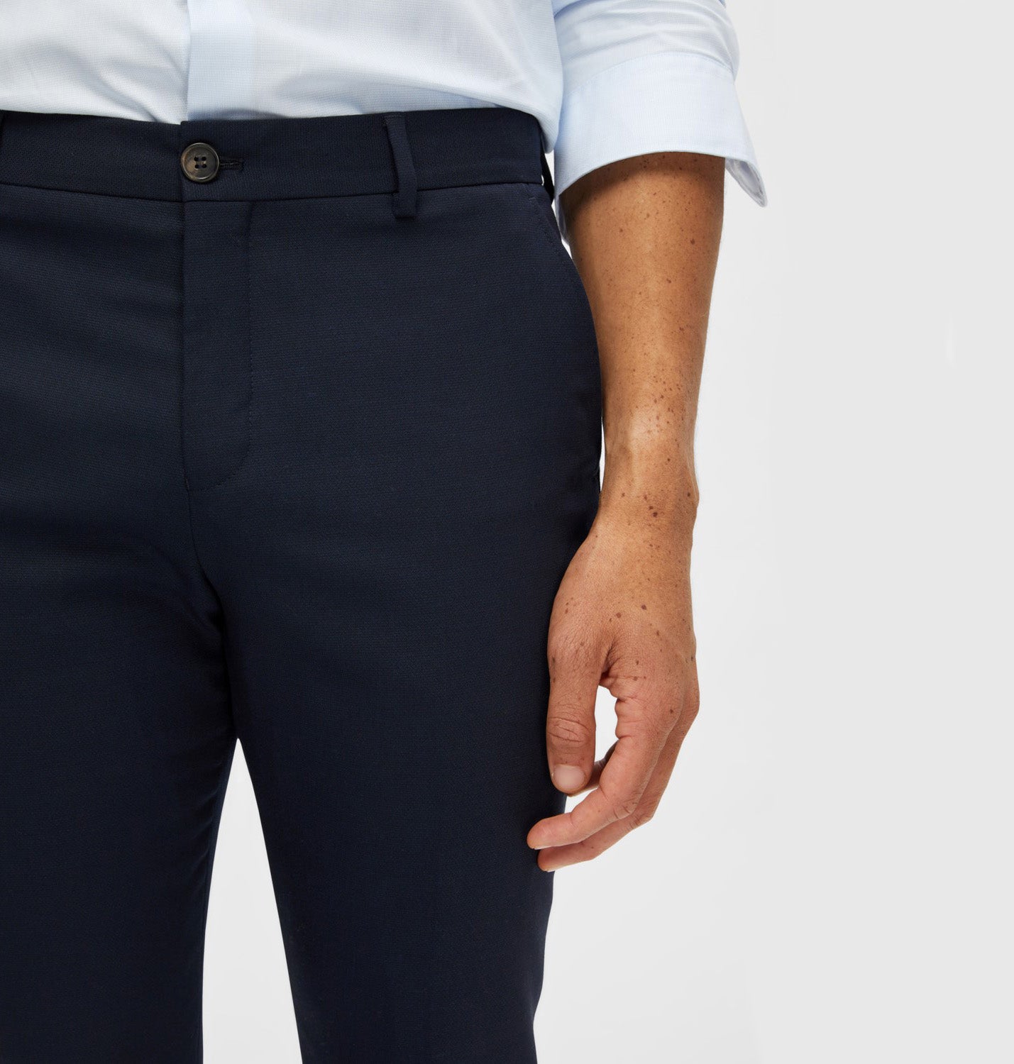 Slim Neil Trousers - Navy Blazer