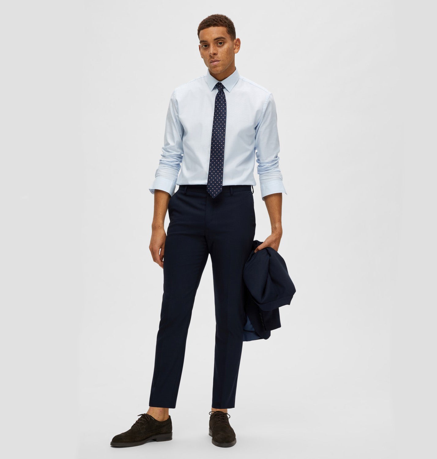 Slim Neil Trousers - Navy Blazer