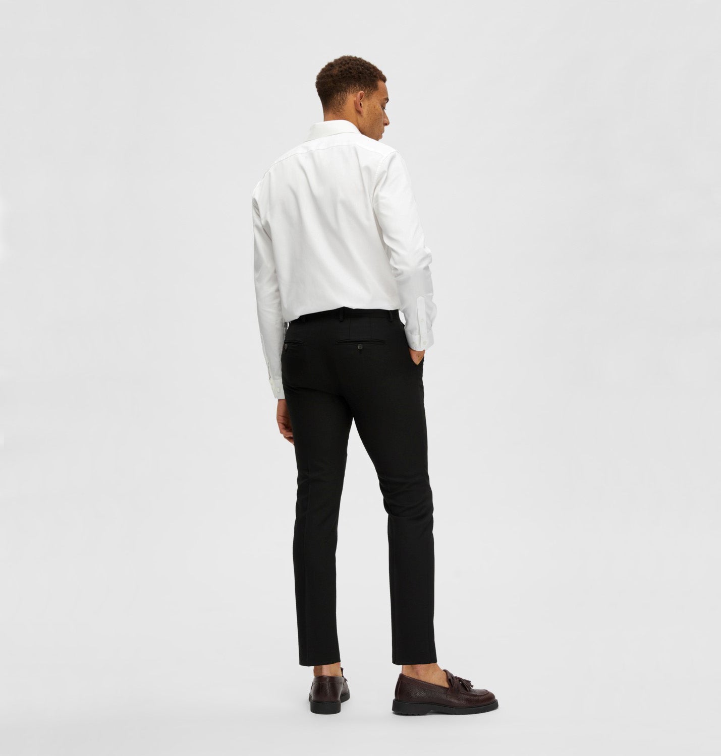 Slim Neil Trousers - Black