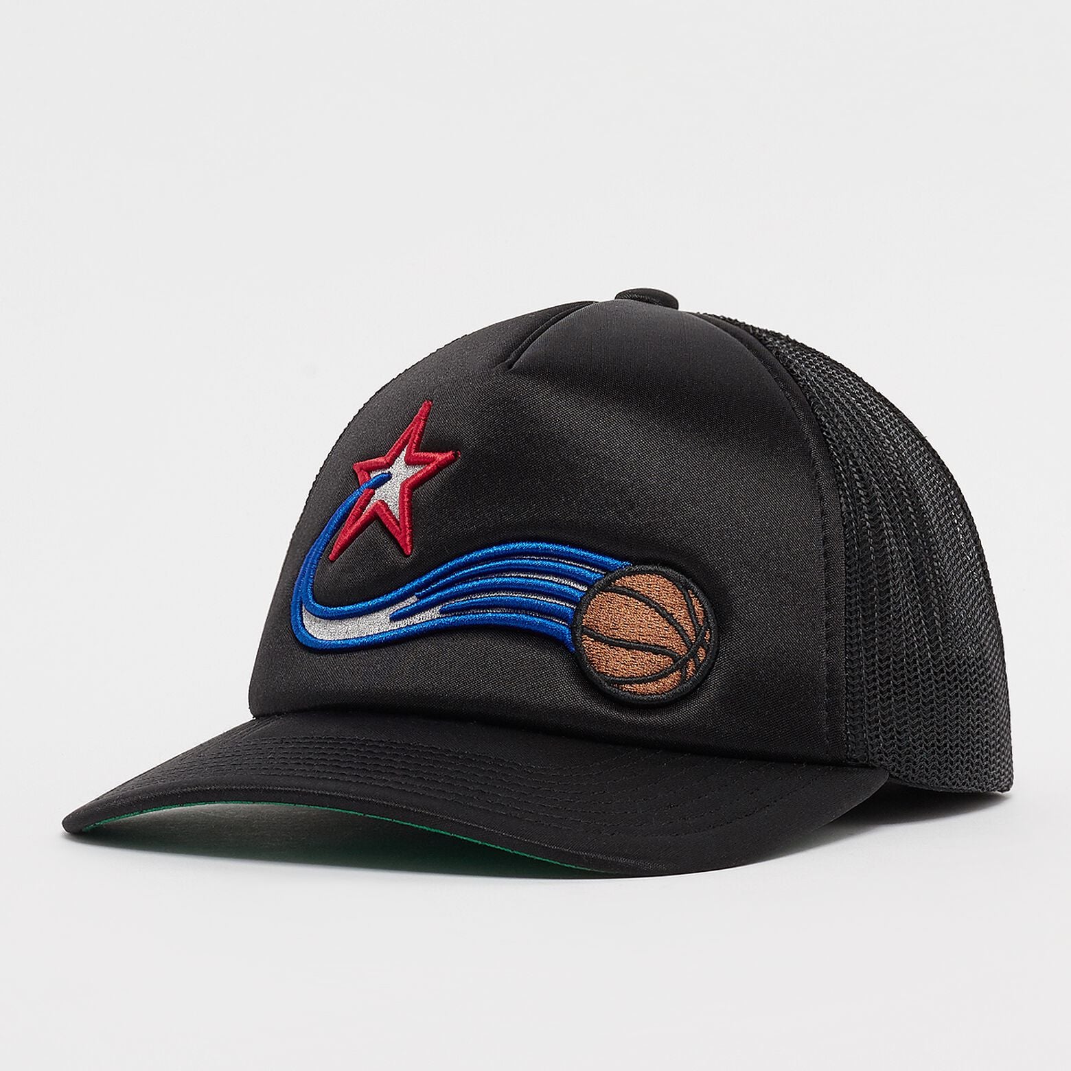 Logo Remix Trucker Snapback - Philadelphia 76Ers - Black