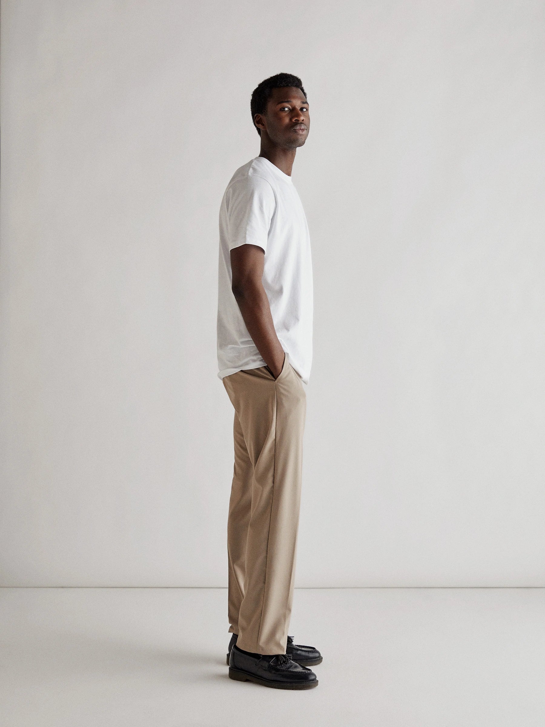 Eik Nickel Pants - Ecru