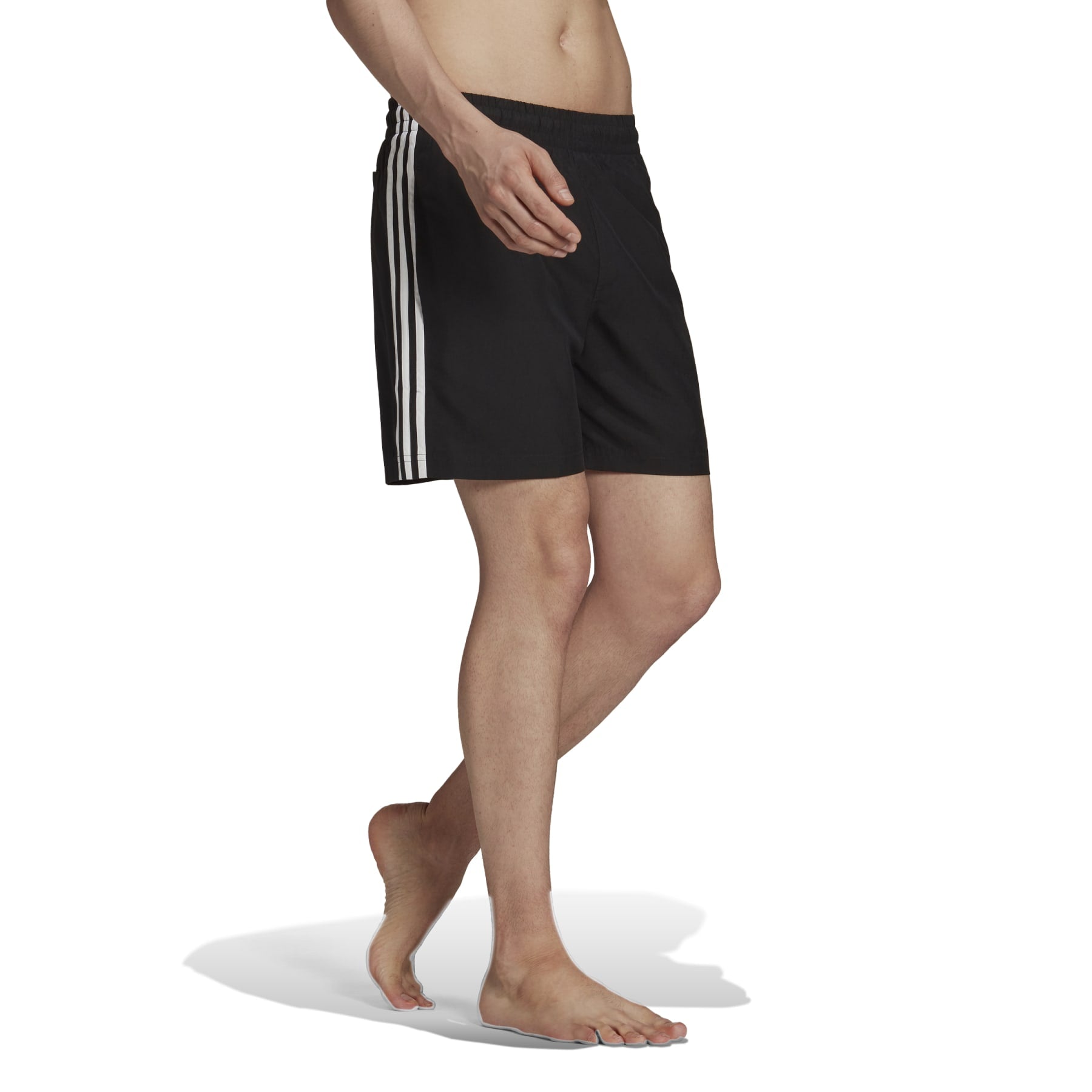 Adicolor Classics 3-Stripes Swim Shorts - Black