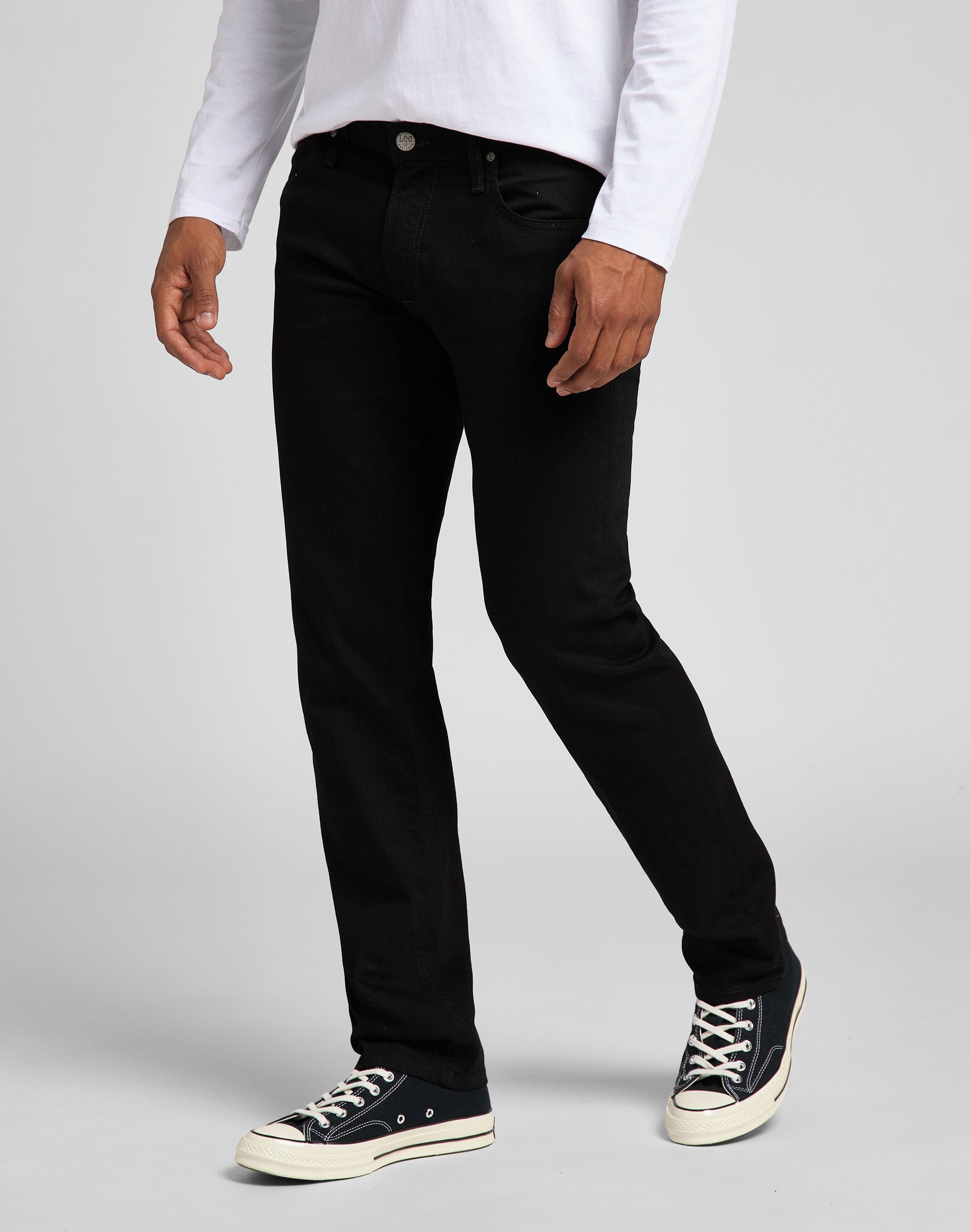Daren Zip Fly - Clean Black