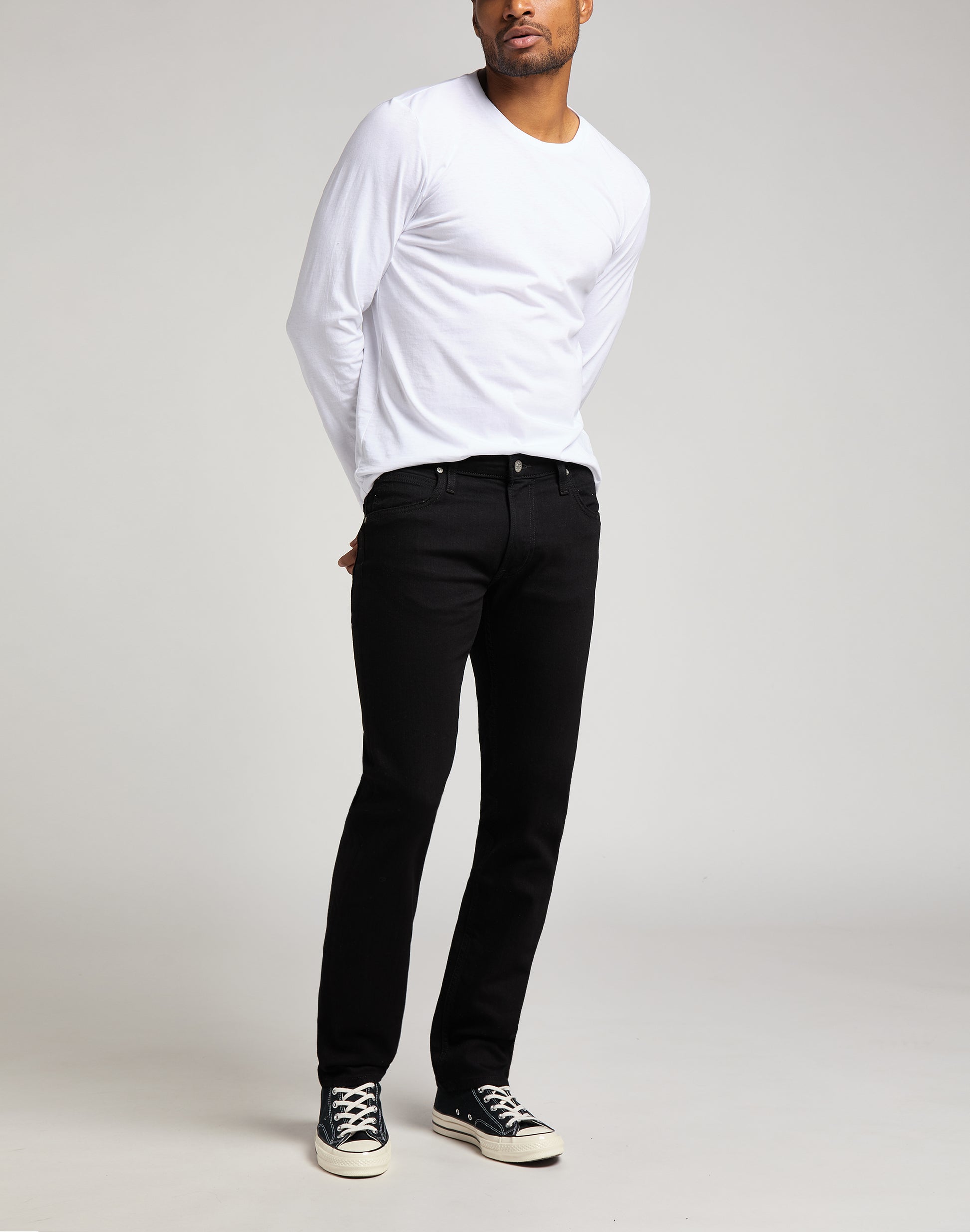 Daren Zip Fly - Clean Black