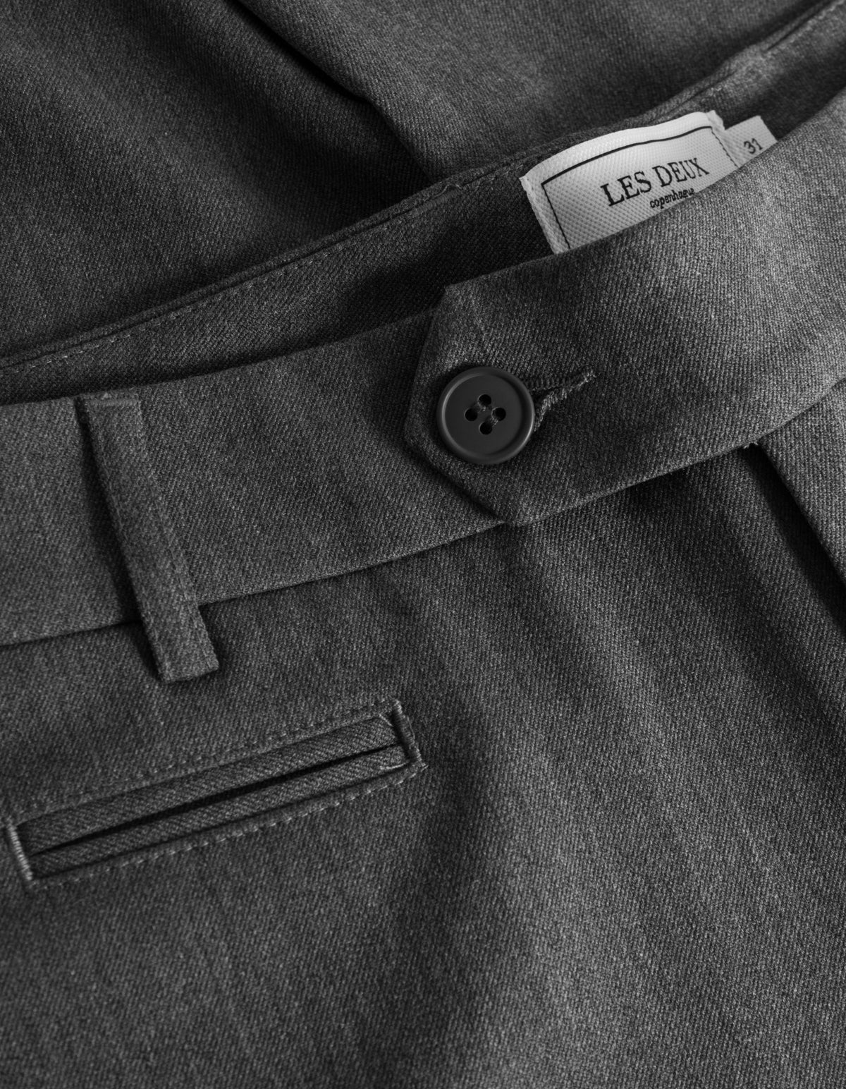 Como Suit Pants - Grey Melange