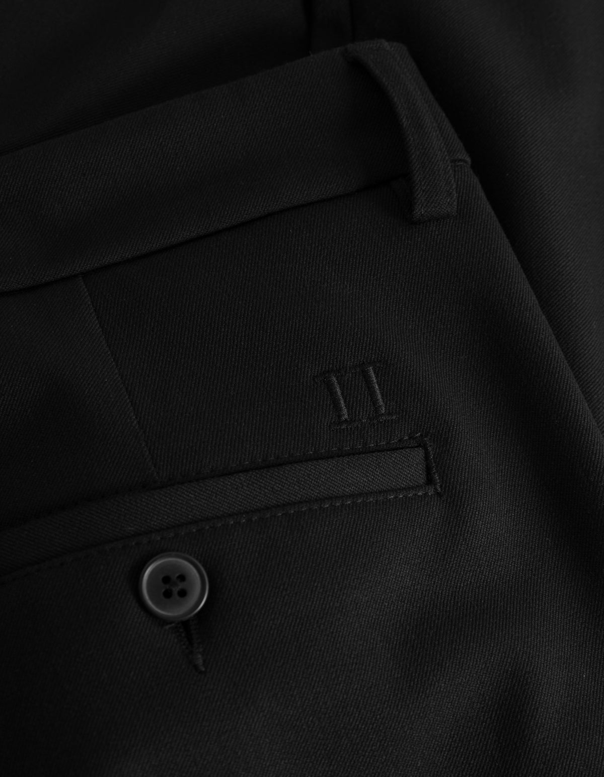 Como Regular Suit Pants - Black