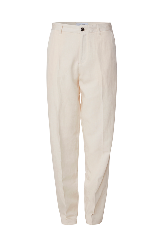 Paul Linen-Tencel Pants - Ivory