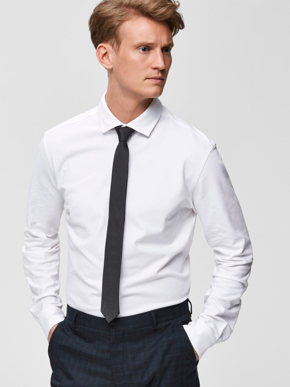 Plain Tie - Grey