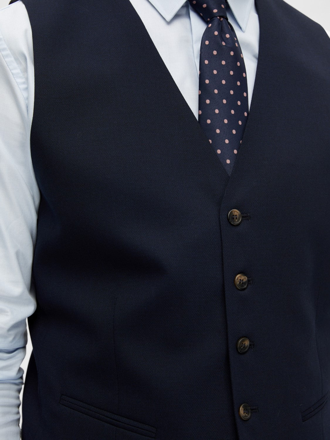 Slim Neil Waistcoat - Navy Blazer